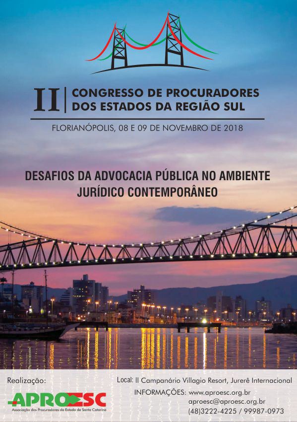 Segunda edição do Congresso acontece dias 8 e 9 de novembro em Florianópolis - Foto: Divulgação Segunda edição do Congresso acontece dias 8 e 9 de novembro em Florianópolis - Foto: Divulgação
