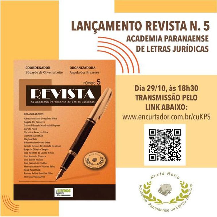 Lançamento da revista será transmitido ao vivo - Foto: Divulgação Lançamento da revista será transmitido ao vivo - Foto: Divulgação